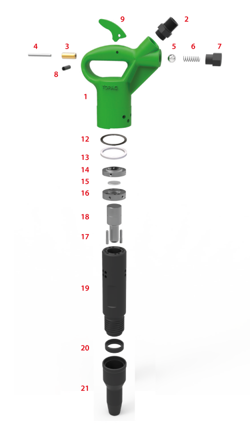 Despiece martillo picador T-8000C